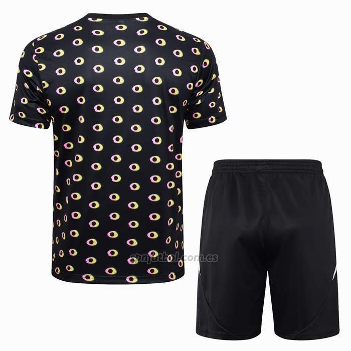 Chandal del Juventus Manga Corta 2024-2025 Negro - Pantalon Corto